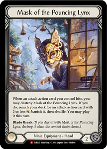 MASK OF THE POUNCING LYNX / Majestic / EVR / 1st Edition