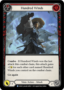 HUNDRED WINDS (Red) / Rare / EVR / 1st Edition