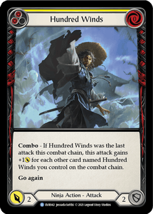HUNDRED WINDS (Yellow) / Rare / EVR / 1st Edition (FOIL)