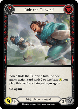 RIDE THE TAILWIND (Red) / Common / EVR / 1st Edition (FOIL)