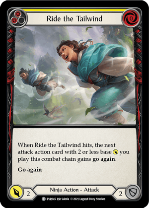 RIDE THE TAILWIND (Yellow) / Common / EVR / 1st Edition