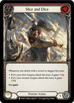 SLICE AND DICE (Red) / Rare / EVR / 1st Edition (FOIL)