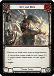 SLICE AND DICE (Blue) / Rare / EVR / 1st Edition