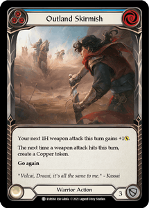 OUTLAND SKIRMISH (Blue) / Common / EVR / 1st Edition