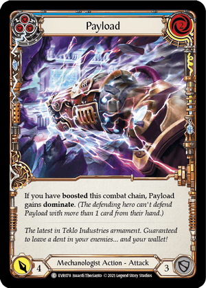 PAYLOAD (Blue) / Common / EVR / 1st Edition (FOIL)
