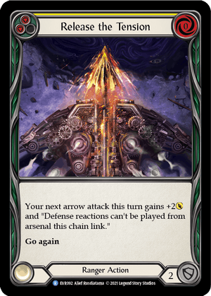 RELEASE THE TENSION (Yellow) / Rare / EVR / 1st Edition (FOIL)