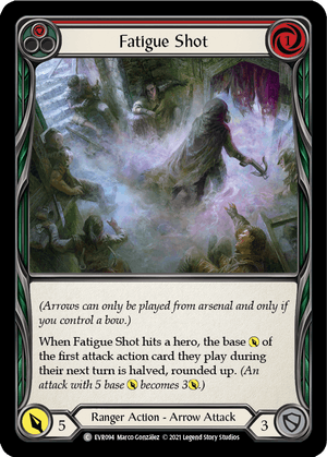 FATIGUE SHOT (Red) / Common / EVR / 1st Edition
