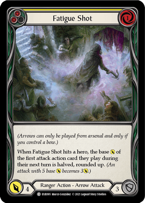 FATIGUE SHOT (Yellow) / Common / EVR / 1st Edition