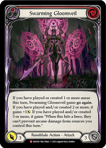 SWARMING GLOOMVEIL (Red) / Majestic / EVR / 1st Edition