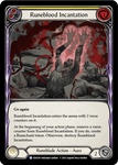 RUNEBLOOD INCANTATION (Yellow) / Rare / EVR / 1st Edition