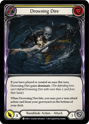 DROWNING DIRE (Yellow) / Common / EVR / 1st Edition