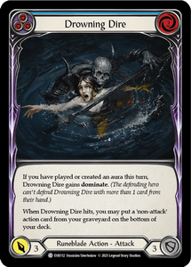 DROWNING DIRE (Blue) / Common / EVR / 1st Edition