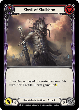 SHRILL OF SKULLFORM (Red) / Common / EVR / 1st Edition