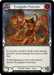 PYROGLYPHIC PROTECTION (Blue) / Common / EVR / 1st Edition