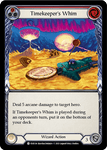 TIMEKEEPER'S WHIM (Red) / Common / EVR / 1st Edition (FOIL)