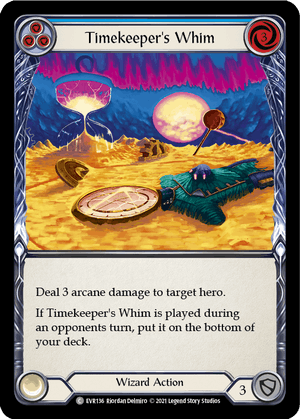 TIMEKEEPER'S WHIM (Blue) / Common / EVR / 1st Edition