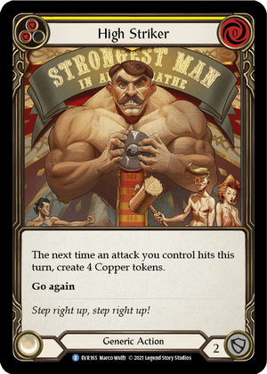 HIGH STRIKER (Yellow) / Rare / EVR / 1st Edition
