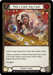PICK A CARD, ANY CARD (Red) / Rare / EVR / 1st Edition (FOIL)