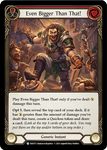 EVEN BIGGER THAN THAT! (Red) / Rare / EVR / 1st Edition (FOIL)