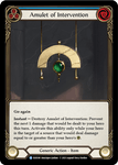 AMULET OF INTERVENTION (Blue) / Rare / EVR / 1st Edition