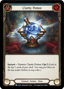 CLARITY POTION (Blue) / Rare / EVR / 1st Edition