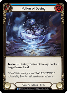 POTION OF SEEING (Blue) / Rare / EVR / 1st Edition