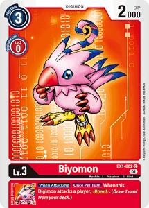 Biyomon (Red) / Common / EX1