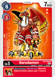 Garudamon (Red) / Common / EX1