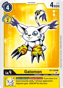 Gatomon (Yellow) / Uncommon / EX1