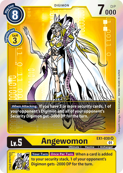 Angewomon (Yellow) / Super Rare / EX1