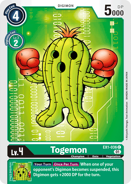 Togemon (Green) / Common / EX1