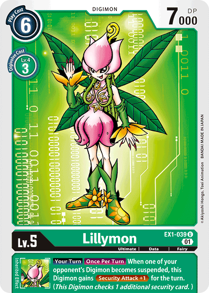 Lillymon (Green) / Uncommon / EX1
