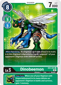 Dinobeemon (Green) / Uncommon / EX1