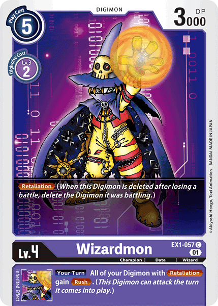 Wizardmon (Purple) / Common / EX1