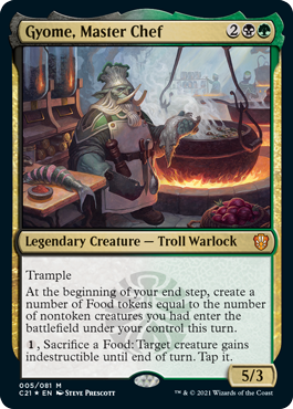 Gyome, Master Chef / Mythic / C21 (FOIL)