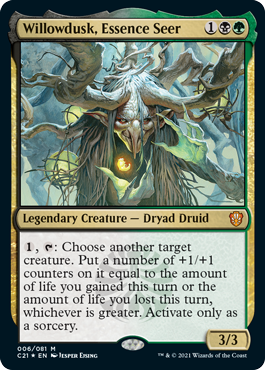 Willowdusk, Essence Seer (Foil) / Mythic / C21