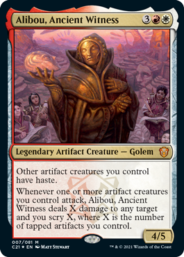 Alibou, Ancient Witness / Mythic / C21 (FOIL)