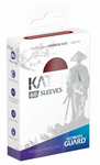 Ultimate Guard Katana Sleeves Japanese - Box 60 - Red MATTE