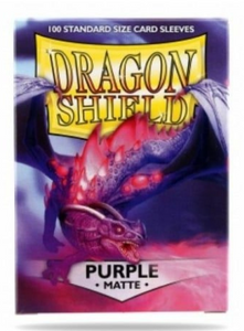 Dragon Shield Sleeves Standard - Box 100 - Purple MATTE