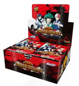 My Hero Academia Collectible Card Game Wave 2 Crimson Rampage Booster Box / 24 Packs