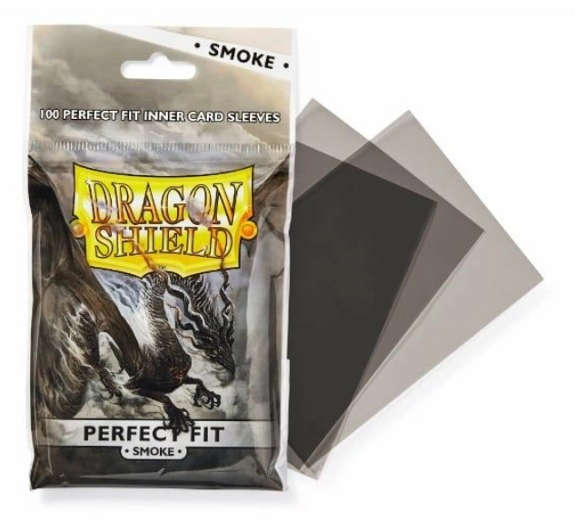 Dragon Shield Sleeves Perfect Fit 100/pack Smoke – Team Card Titan