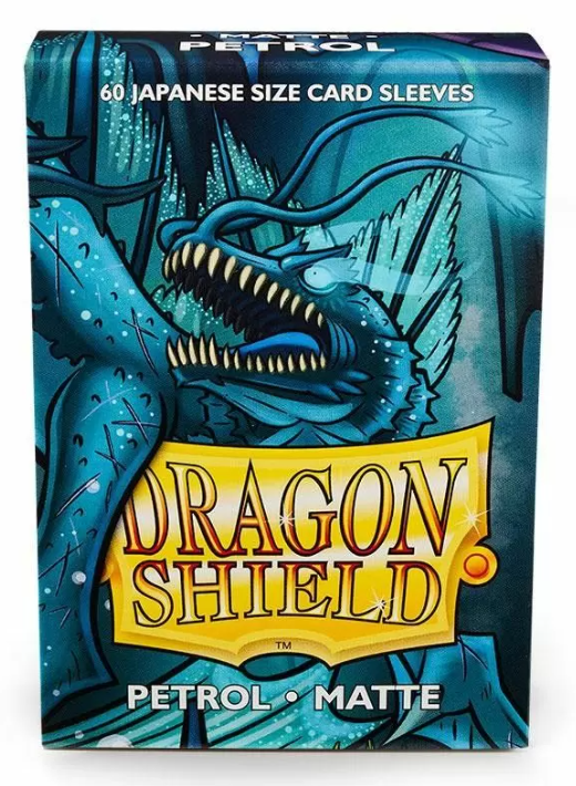 Dragon Shield Sleeves Japanese - Box 60 - Petrol Matte