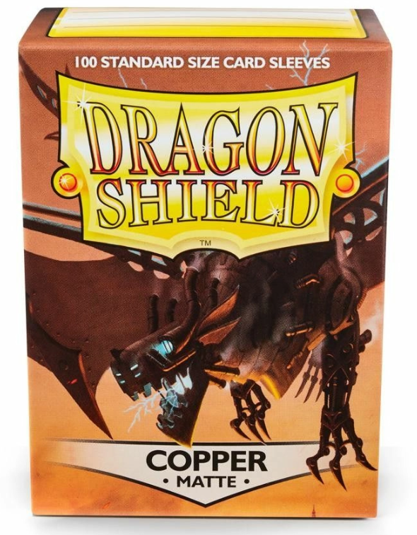 Dragon Shield Sleeves Standard - Box 100 - Copper MATTE