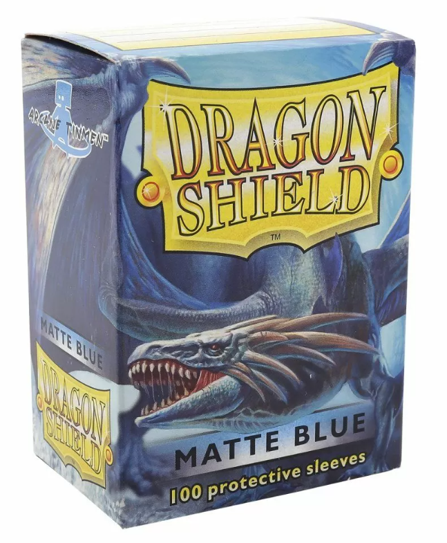 Dragon Shield Sleeves Standard - Box 100 - Blue MATTE