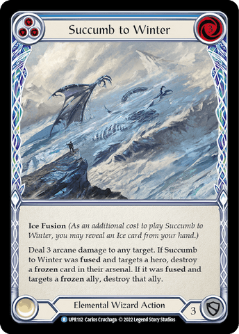 SUCCUMB TO WINTER (BLUE) / Rare / UPR