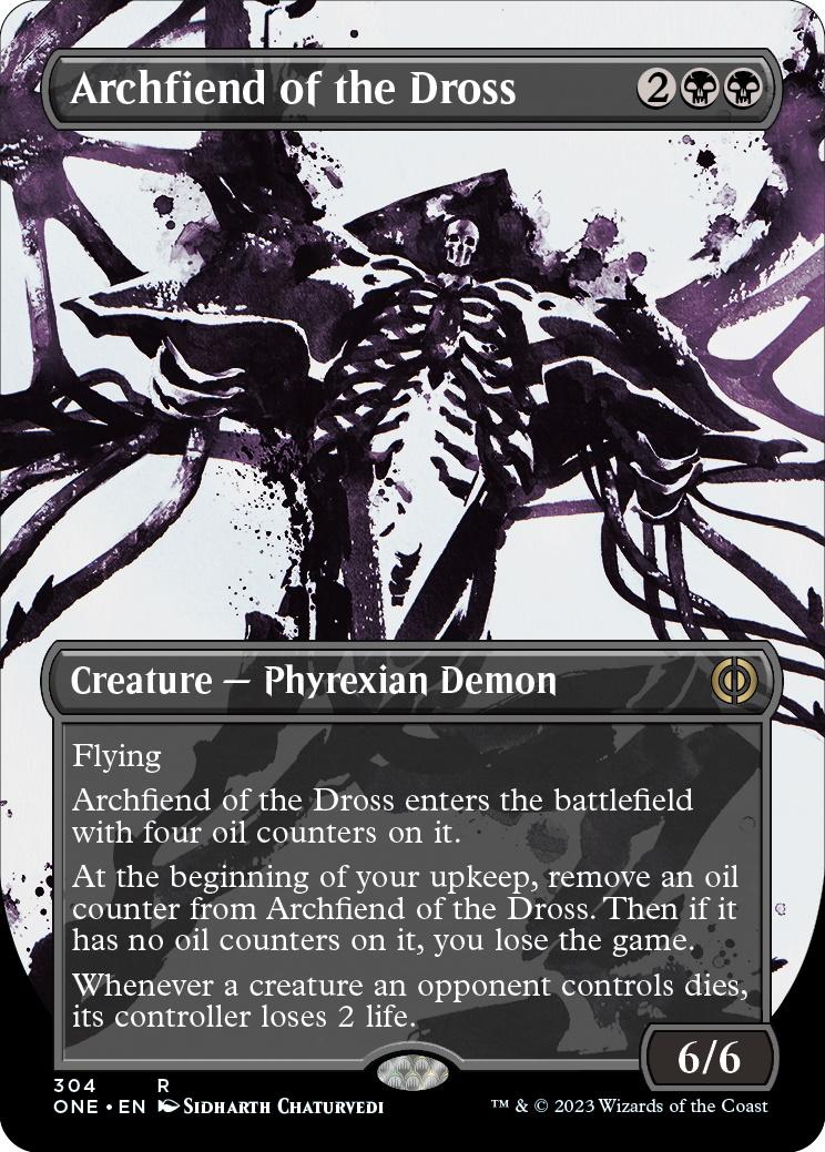 Archfiend of the Dross / Rare / ONE (Borderless-FOIL)