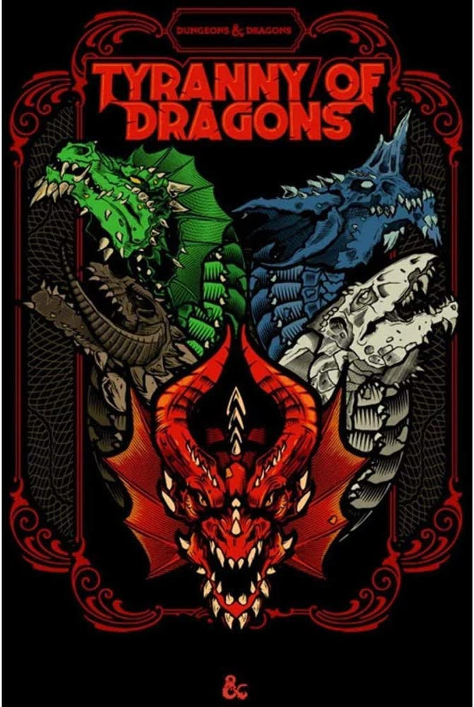 Dungeons & Dragons Tyranny of Dragons Alternate Cover