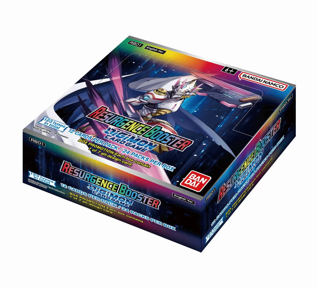 Digimon Card Game Resurgence (RB01) Booster Box / 24 Packs