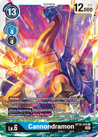 Cannondramon / Uncommon / BT10