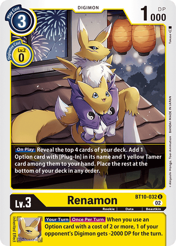Renamon / Uncommon / BT10